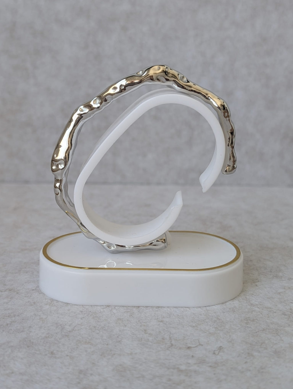Brazalete AURA plateado