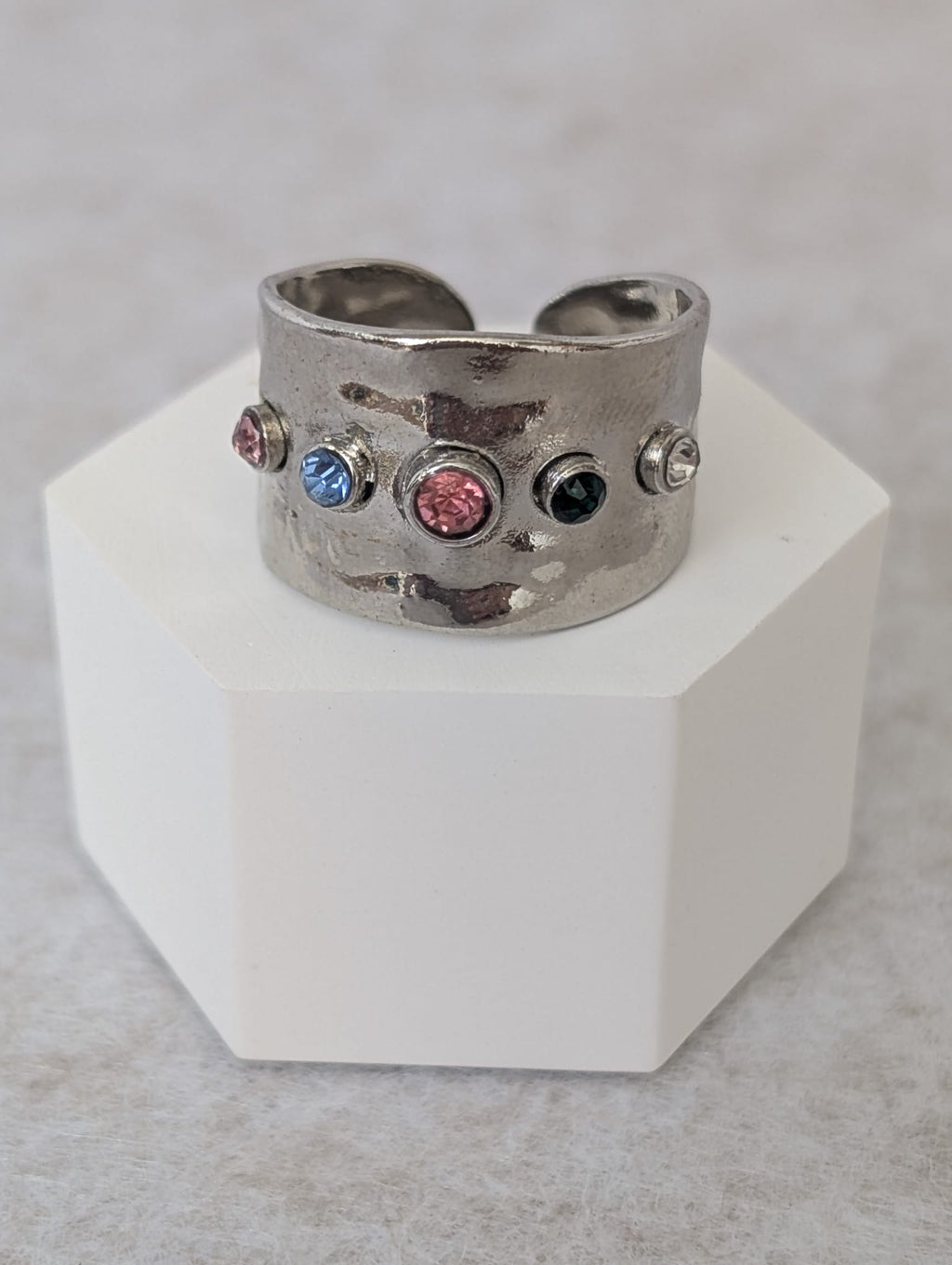 Anillo ESCUDO Plateado