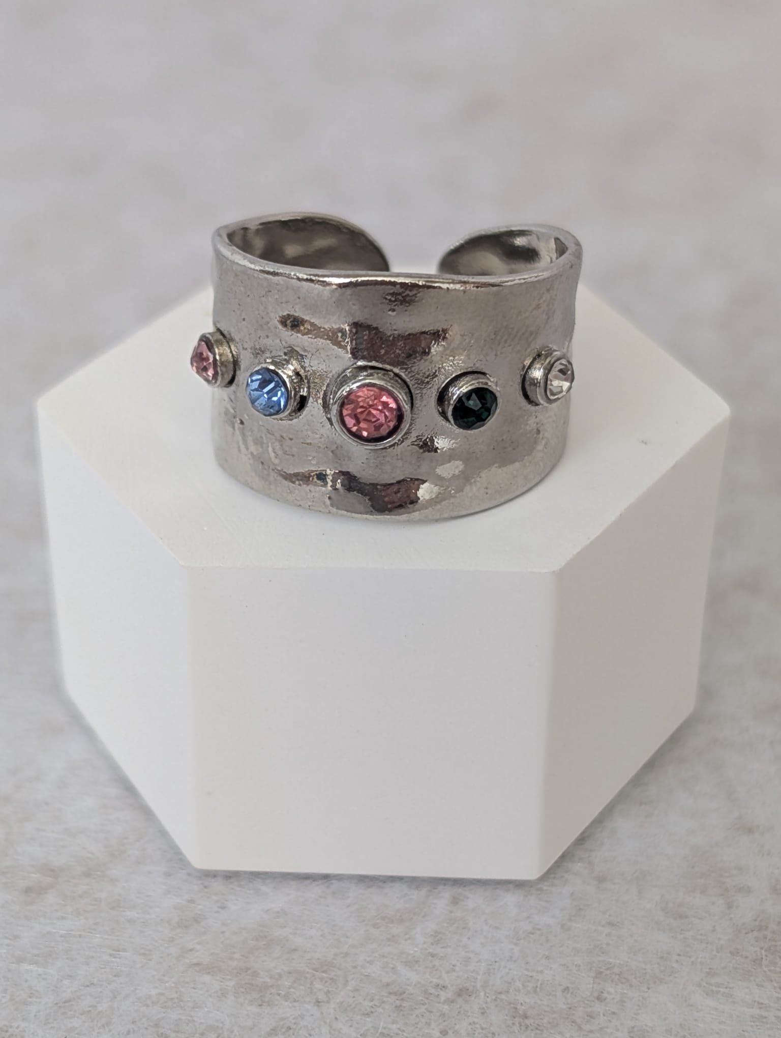 Anillo ESCUDO Plateado