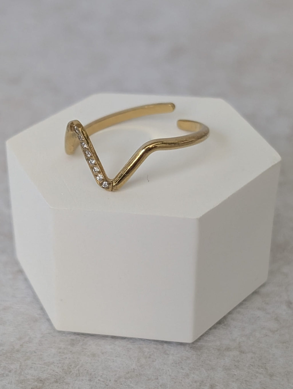 Anillo ONDAS dorado