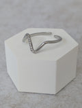 Anillo ONDAS plateado