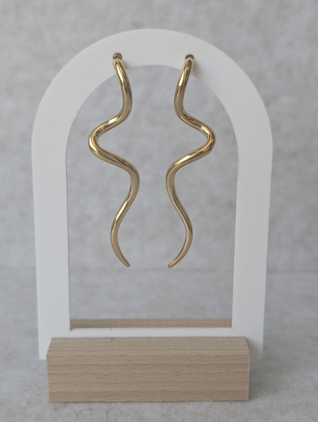 Pendientes ONDAS dorados