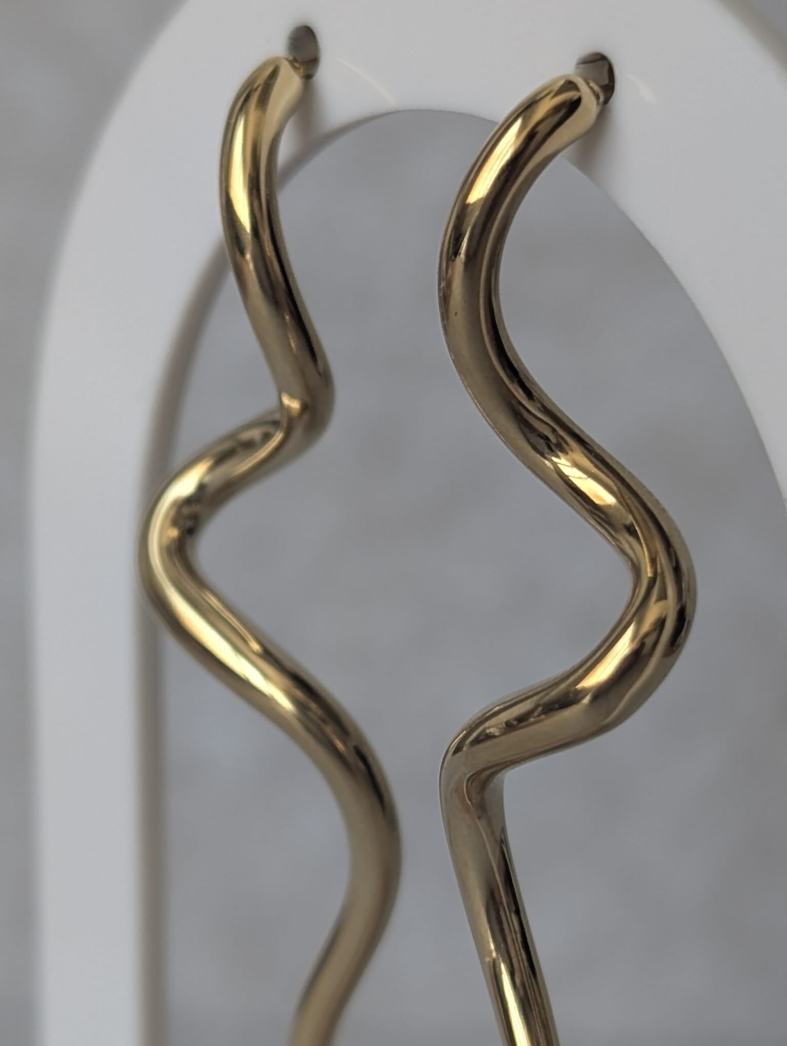 Pendientes ONDAS dorados