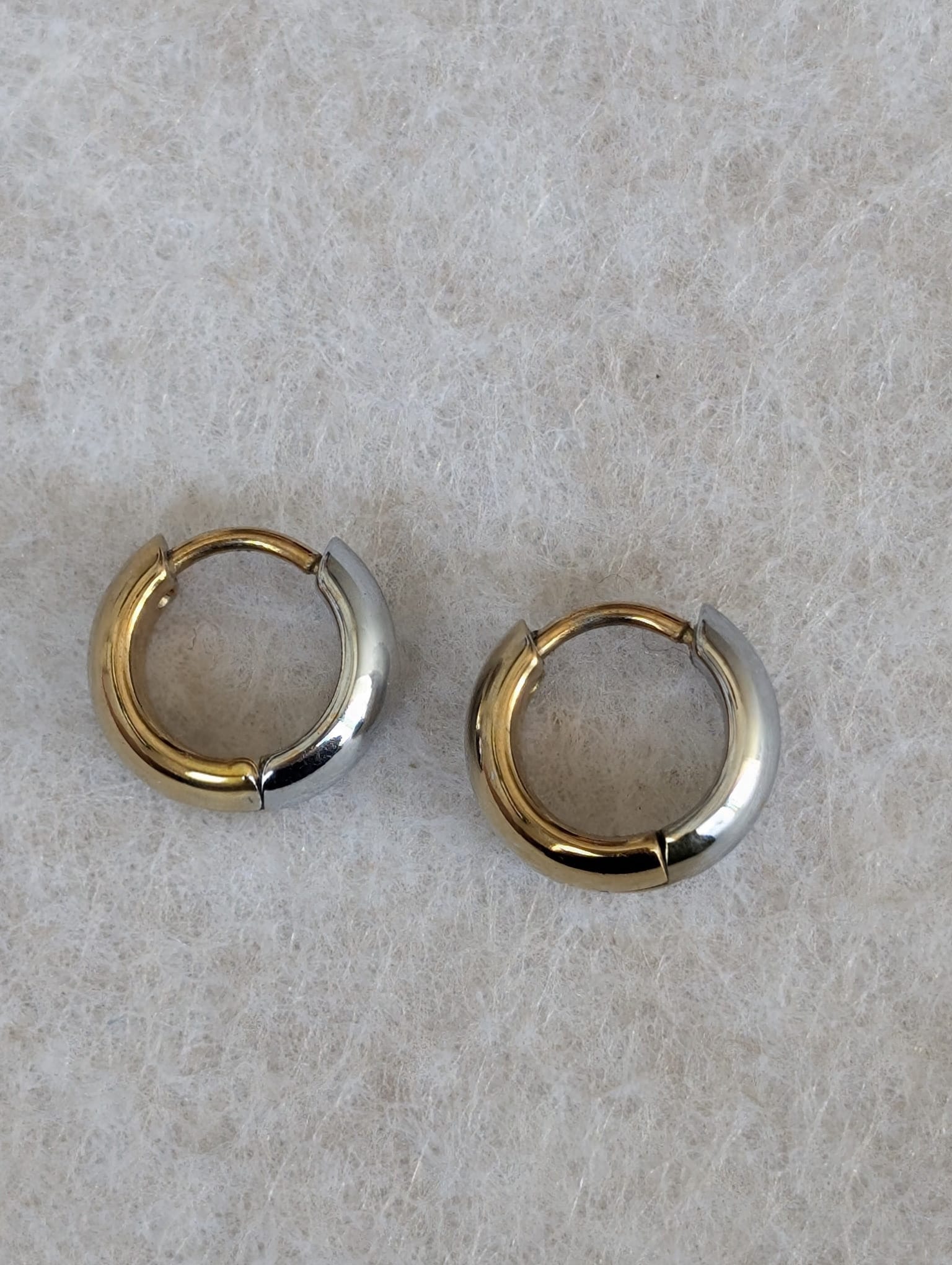 Pendientes ETÉREO bicolor mini