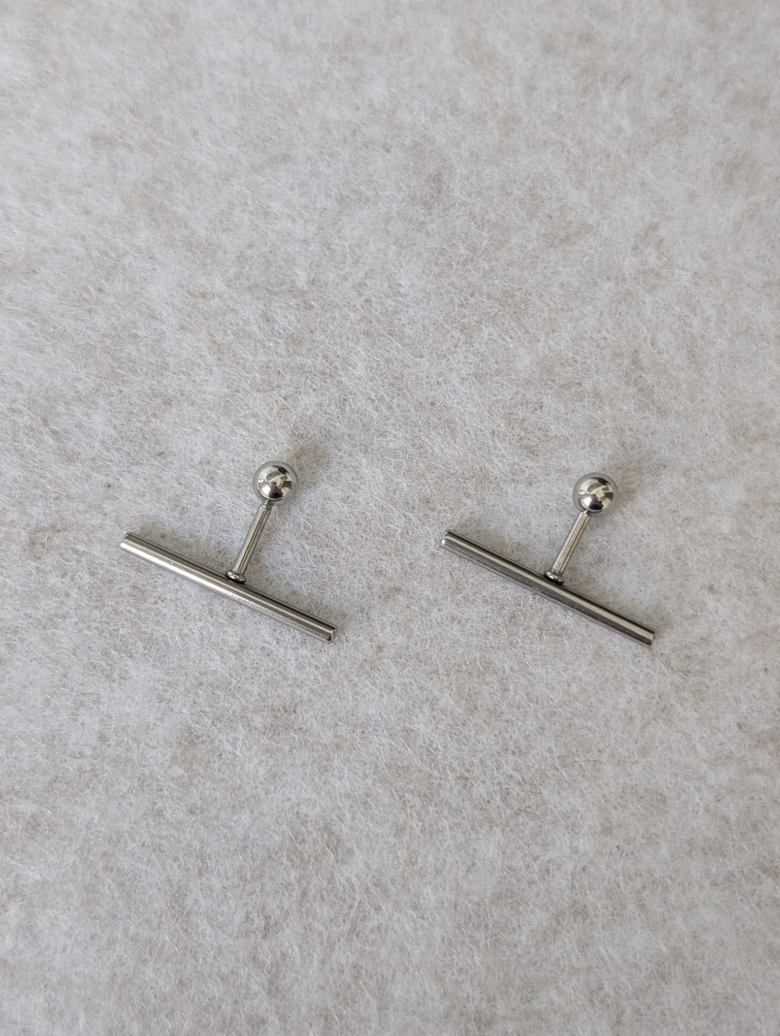 Pendientes BALANCE Plateados