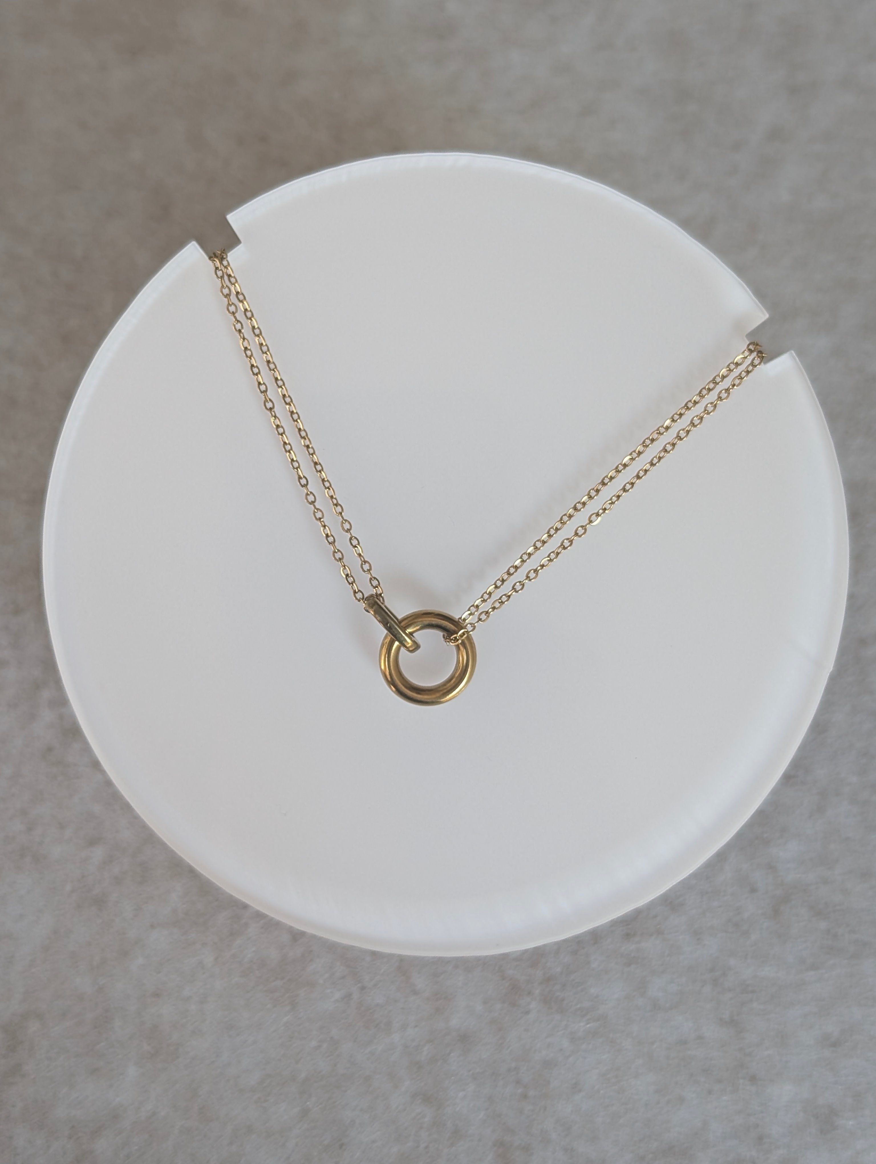 Collar CONEXIÓN dorado