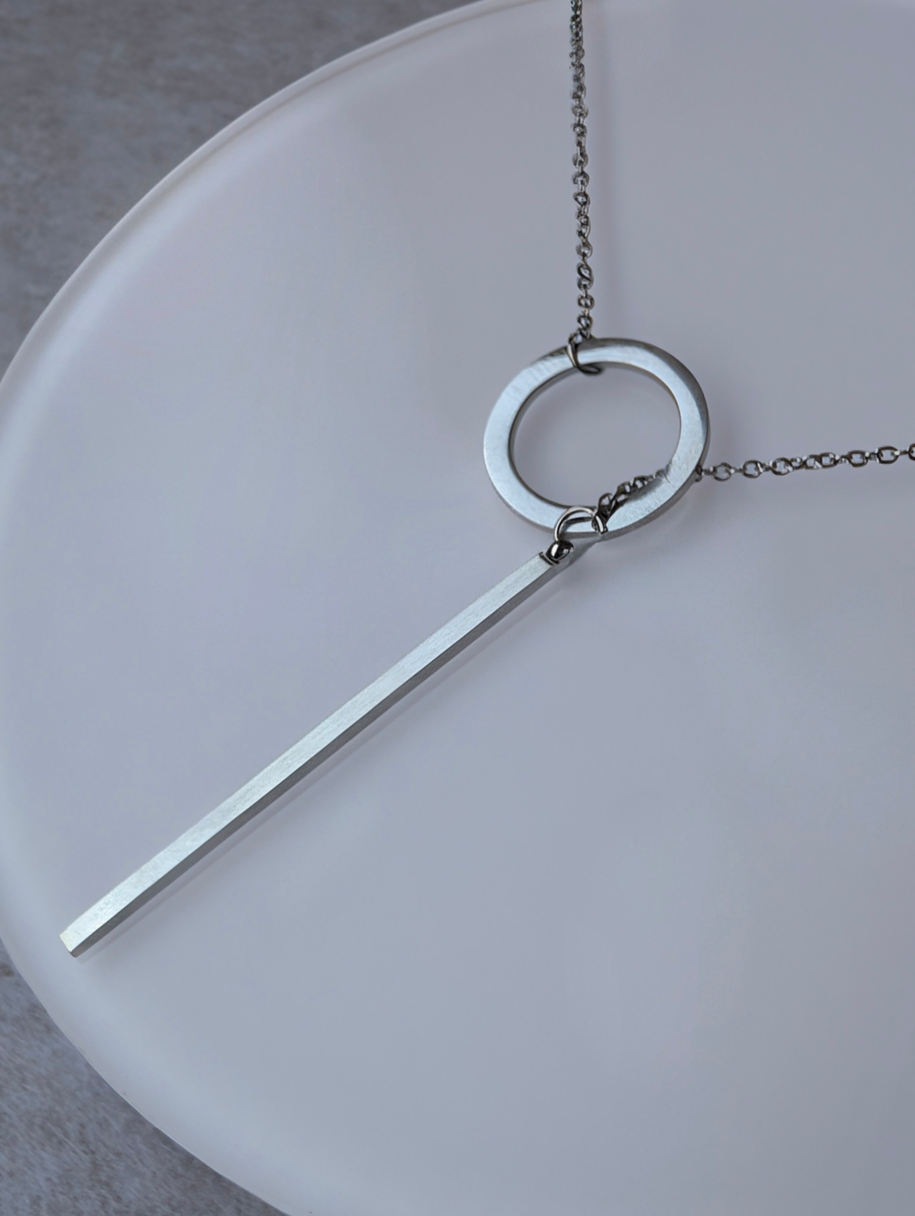 Collar BALANCE plateado